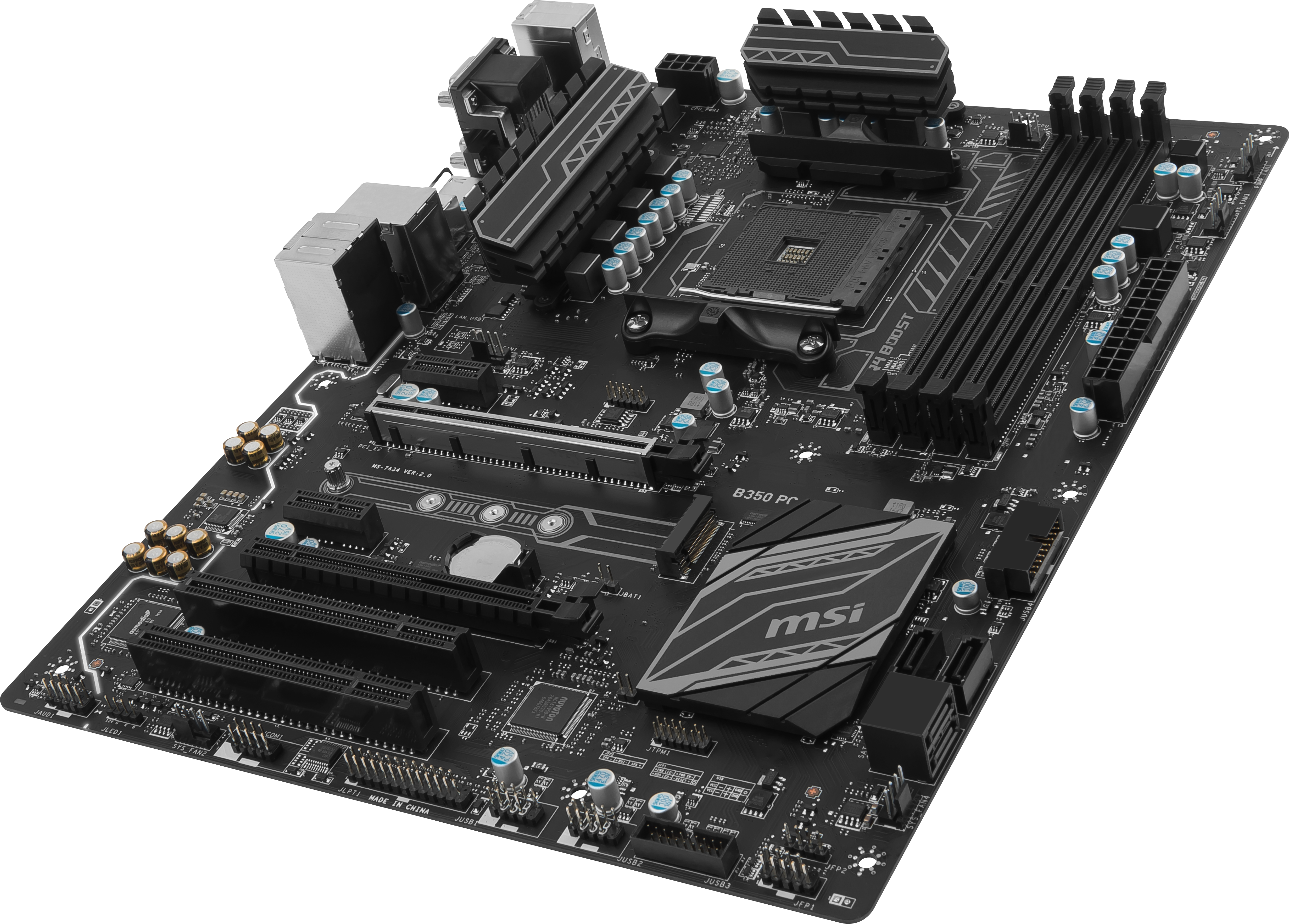 MSI B350 PC MATE Motherboard ATX Socket AM4 AMD B350 FCH 7A36 003R a a1dd bf8de5d7d