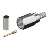 Wentronic FME 010 M CRIMP RG 58/U - FME - FME - Männlich - FME - Gold - Silber (11540)
