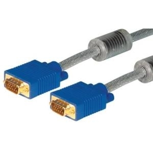 S-VGA Monitorkabel High Quality, vergoldet, 15pol HD D-Sub St./St., 30,0 m Hochwertiges Monitorkabel für beste Bildqualität (38530M)