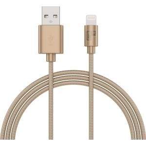 BeHello BEHCBL00018 1m USB A Lightning Gold USB Kabel (BEHCBL00018)