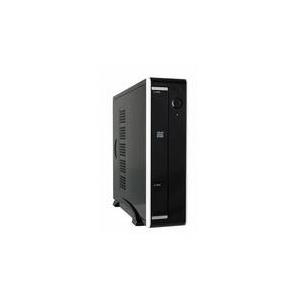 LC Power 1360mi - Desktop - Mini-ITX - Stromversorgung 75 Watt - Schwarz, weiß - USB/Audio (LC-1360MI)