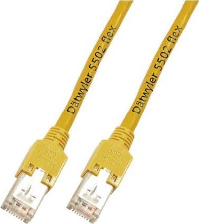 RJ45 Patchkabel 2x Hirose Daetwyler UNINET4P 20,0 Meter Gelb (K8702.20)