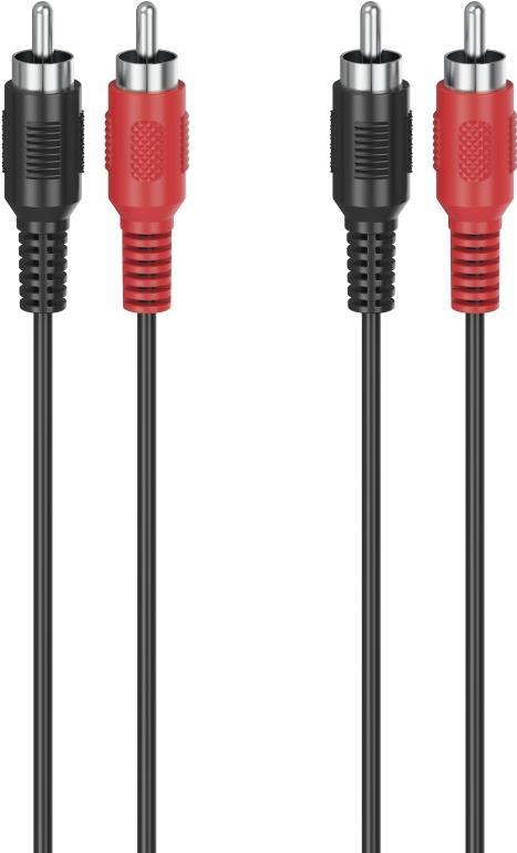 Hama 00305034 cavo audio 3 m 2 x RCA Nero