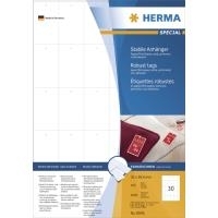 HERMA Special - Etichette di carta perforata pretagliate - bianco - 35 x 594 mm 3000 etichetta(e) (100 fogli x 30) (8046)