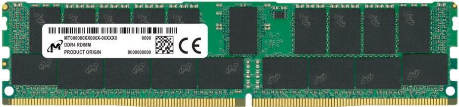 Micron - DDR4 - modulo - 32 GB - DIMM 288-PIN - 3200 MHz / PC4-25600 - CL22 - 1.2 V - registrato - ECC