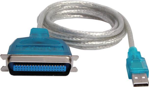 USB - Parallel IEEE1284B,aktivUSB A/C36-Stecker,1,8m (K5308P.1,8)