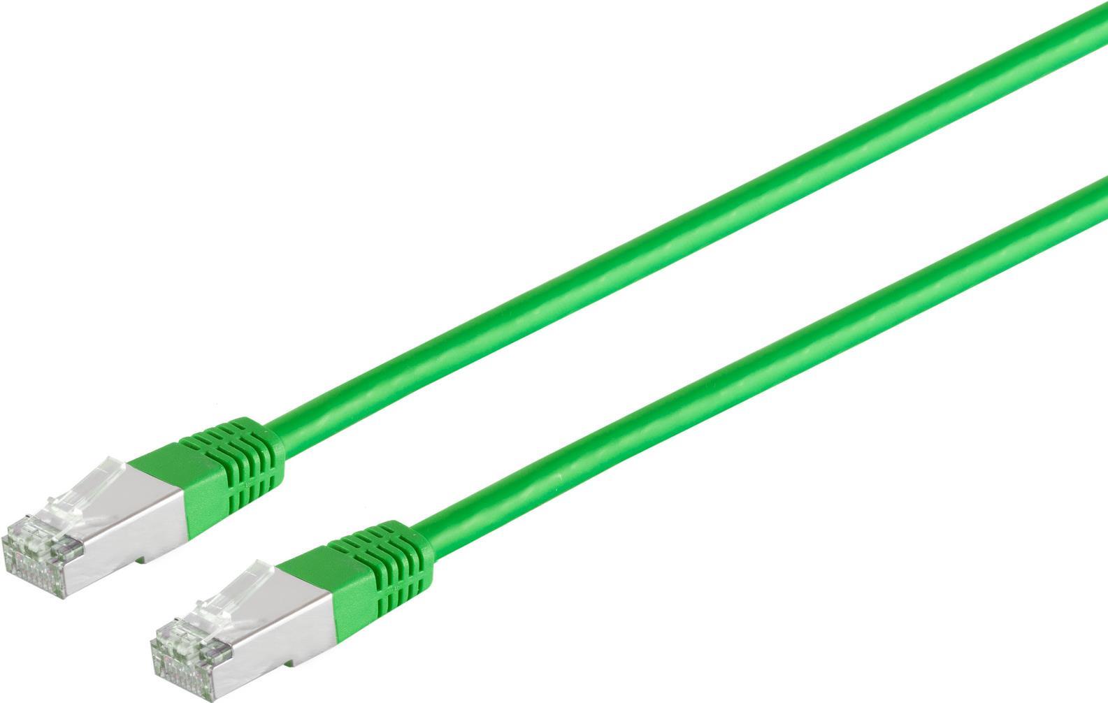 Cavo di rete S-Conn 75713-HG verde 3 m Cat6 S/FTP (S-STP) (75713-HG)