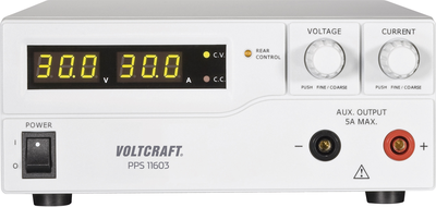 Voltcraft Labornetzgerät, einstellbar PPS-11603 1 - 60 V/DC 0 - 2.5 A 160 W 2 x USB, Remote programm (PPS-11603)
