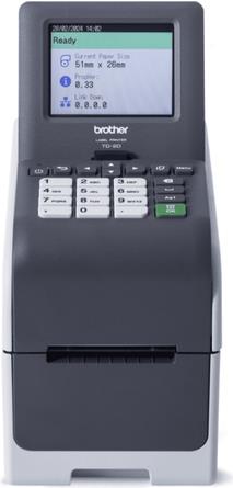 Brother TD-2350DSA203 stampante per etichette (CD) Termica diretta 203 x 203 DPI 152 mm/s Con cavo e senza cavo Collegamento et