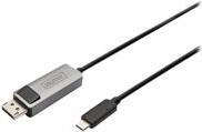 DescrizioneIl cavo adattatore bidirezionale DIGITUS USB Tipo C DisplayPort supporta il trasferimento da una sorgente USB Tipo