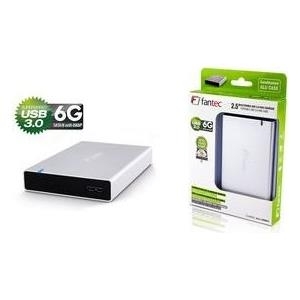 FANTEC ALU-15MMU3 - Speichergehäuse - 6,4 cm (2.5) - SATA 6Gb/s - 5GBps - USB3.0 - Silber (1785)
