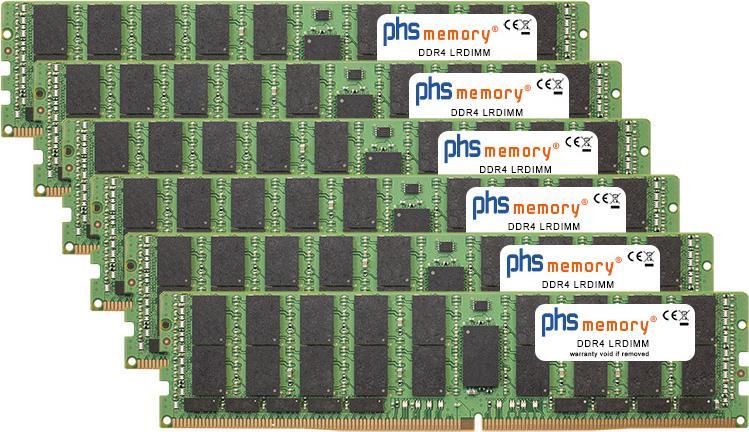 Memoria PHS da 384 GB (6x64 GB) Kit di memoria RAM per Apple MacPro7.1 (24-core 28-core CPU) DDR4 LRDIMM 2933 MHz PC4-23400-L