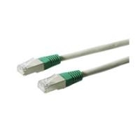 Cavo patch crossover CAT5e 2,0m 2xRJ45, F/UTP, verde-grigio