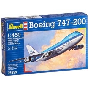 Revell Boeing 747-200 - 1:450 - Montagesatz - Flugzeugzelle - Boeing 747 - Passagierflugzeug - Kunststoff (MR-63999)