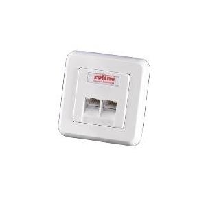 ROLINE Frontblende-Set zu Unterputzdose, weiss (25.16.8398)