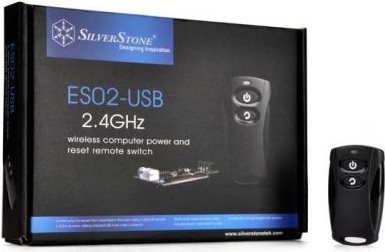 Silverstone ES02-USB telecomando RF Wireless PC Pulsanti (Silverstone Remote Control to Power PC on/off [SST-ES02-USB])