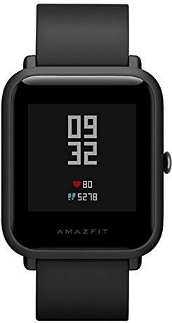 Xiaomi Huami AMAZFIT Bip Smart Watch, Schwarz (3,25cm (1,28) Touchscreen, Bluetooth, GPS, IP68) (AMAZFIT-BIP-BLACK)