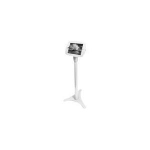 Compulocks iPad Secure Space Enclosure with Adjustable Floor Stand Kiosk White - Aufstellung für Tablett - Aluminium, Gusseisen - weiß - stehend - für Apple iPad mini, iPad mini 2, 3, 4