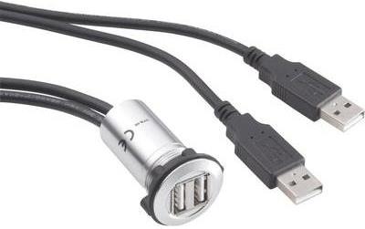 USB 2.0 mit 90°-Winkel THT  vergoldet TUEB4F2D0B USB und IEEE139 Buchse USB B V