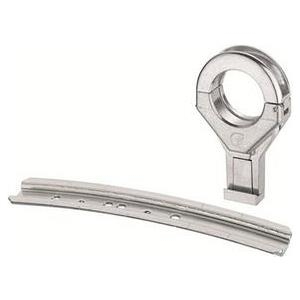 TRIAX MFU-1 Set slim Alu-Schiene 17 cm für 2 LNBs, mit 1 Alu Feedhalter slim 40 (350070)