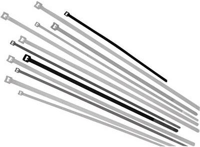 LappKabel Basic Tie Kabelbinder (L x B) 360 mm x 4.8 mm KABELBINDER BASIC TIE 360X4,8 BK Farbe: Schwarz (UV-beständig) 100 St. Lap (61831056)