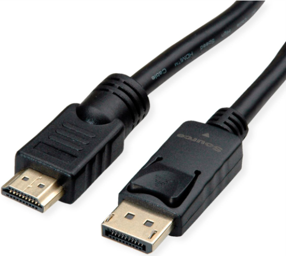 11.04.5776, 7,5 m, HDMI tipo A standard , DisplayPort, Maschio, Maschio, Dritto