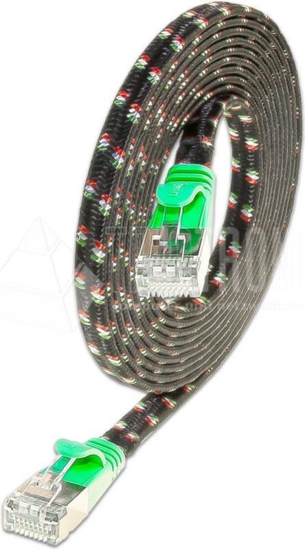 Triotronik Cat6 - 5m - RJ-45 - RJ-45 - Männlich/männlich - Cat6 - U/FTP (STP) - Grün (PKW-TOUGH-STP-K6 5.0 GN)