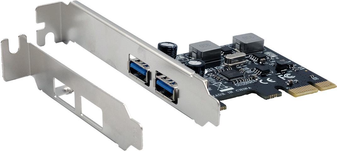 Scheda PCI 2P USB 3.2 Gen1 Self Power con 5 V/3 A su ciascuna presa