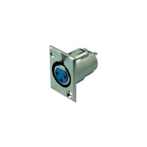 Cannon / XLR-Buchse, Flanscheinbau, Good Connections® (BU-XLRF)