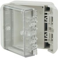 BOPLA Wand-Gehäuse, Installations-Gehäuse Polycarbonat Licht-Grau (RAL 7035) 80 x 90 x 113 96022135 (96022135)