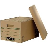 Fellowes Große Archiv-/Transportbox R-Kive EARTH, braun aus 100% recyceltem Karton, für Format DIN A4, doppelter (4470701)