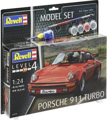 Revell 67179 Porsche 911 Turbo Automodell Bausatz 1:24 (67179)