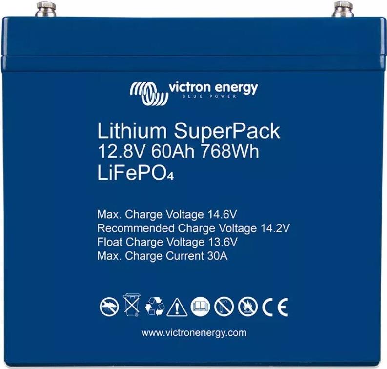 VICTRON ENERGY LIFEPO4 BATTERIE SUPERPACK LIFEPO4 60AH 12V (BAT512060705)