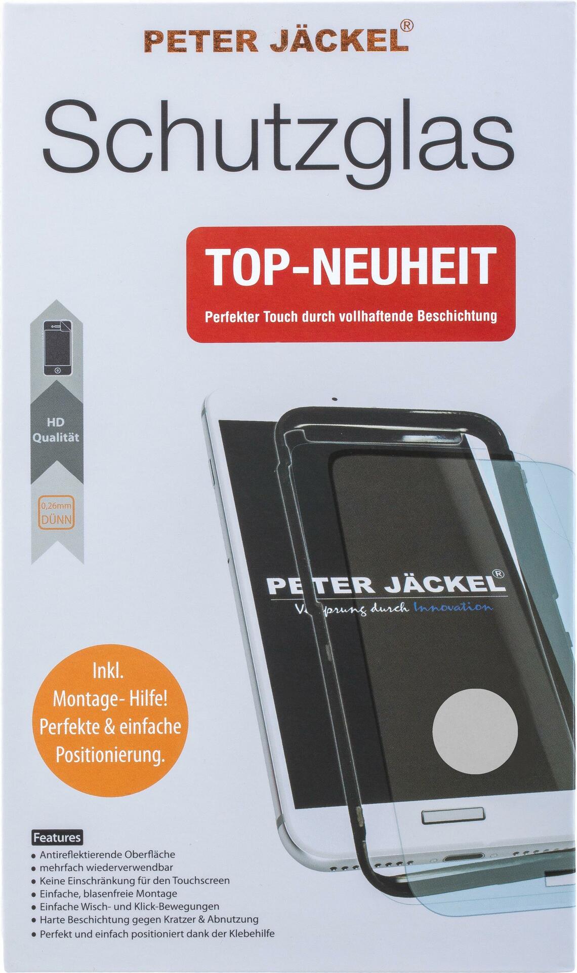 PETER JÄCKEL HD Glass GLUE schwarz 3D Panzerglas Samsung S10 - schützt voll klebend kompl. Display inkl. Montagehilfe (17342)