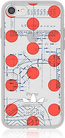 adidas Originals 70's Clear Cover Red-White, für iPhone 8/7/6s/6 (28494)