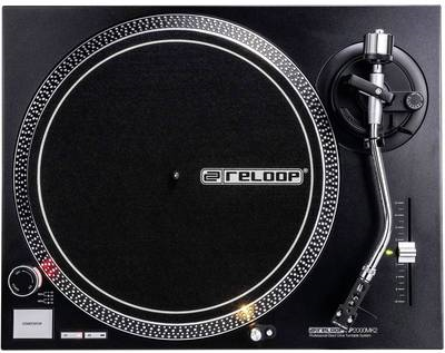Reloop RP-2000 MK2 - Plattenspieler - Tiefschwarz Metallic