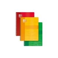 Oxford Spiralbuch, DIN A4, kariert, 50 Blatt glänzender Deckel, Papier 90 g-qm, seidenmatt (377554)