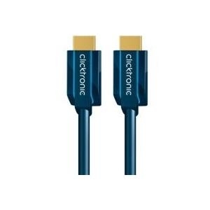 ClickTronic 20m High Speed HDMI cavo HDMI HDMI tipo A [Standard] Blu (Clicktronic HDMI Cable w/Ethernet. M/M. Blue. 20m)