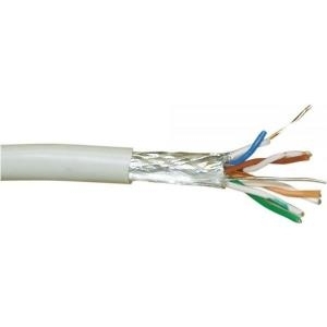 InLine - Bulkkabel - 50,0m - SF/UTP - CAT 5e - halogenfrei - beige (73050)