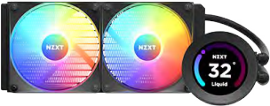 NZXT Kraken Elite 240 RGB Processore Raffreddatore di liquidi tutto in uno 12 cm Nero 1 pz (NZXT Kraken 240 Elite Black RGB AIO