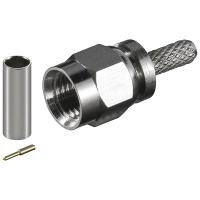 Wentronic Goobay SMA-Crimpstecker - für RG 174/U Kabel (11651)