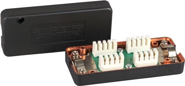 EFB Elektronik 37596.1Cat.7 Rohkabel Schwarz Netzwerkanschlussdose (37596.1)