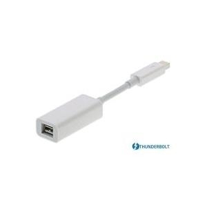 Apple - Thunderbolt-Kabel - Mini-DisplayPort (M) - 9 PIN FireWire 800 (W) - für Mac mini, MacBook Air, MacBook Pro (MD464ZM/A)