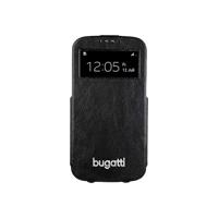 style for mobile Bugatti FlipCase Geneva - Flip-Hülle für Mobiltelefon - Kunstleder - Schwarz - für Samsung GALAXY S4 (08430)