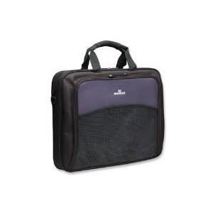 Manhattan Cologne Notebook Computer Briefcase - Notebook-Tasche - 43.2 cm (17) - Schwarz/Blau (438926)