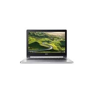 Acer Chromebook R 13 CB5-312T-K2K0 - Flip-Design - MT8173 2,1 GHz - Chrome OS - 4GB RAM - 64GB eMMC - 33,8 cm (13.3) IPS Touchscreen 1920 x 1080 (Full HD) - PowerVR GX6250 - Wi-Fi - glitzernd silberfarben - kbd: Deutsch (NX.GL4EG.001)