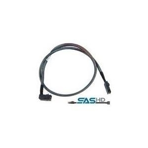 Microsemi Adaptec - Internes SAS-Kabel - SAS 6Gbit/s - 4-Lane - 36-polig 4x Mini SAS HD (SFF-8643) (M) - bis - 36 PIN 4iMini MultiLane (M) - 80 cm - rechts abgewinkelter Anschluss (2280200-R)