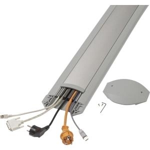 Serpa Kabelbrücke Typ B15, Breite 300 mm, Länge 3.0 m, EasyLoader Alu, hellgrau/Alu für den Innenbereich - von oben zu belegen (5.01054.7042)