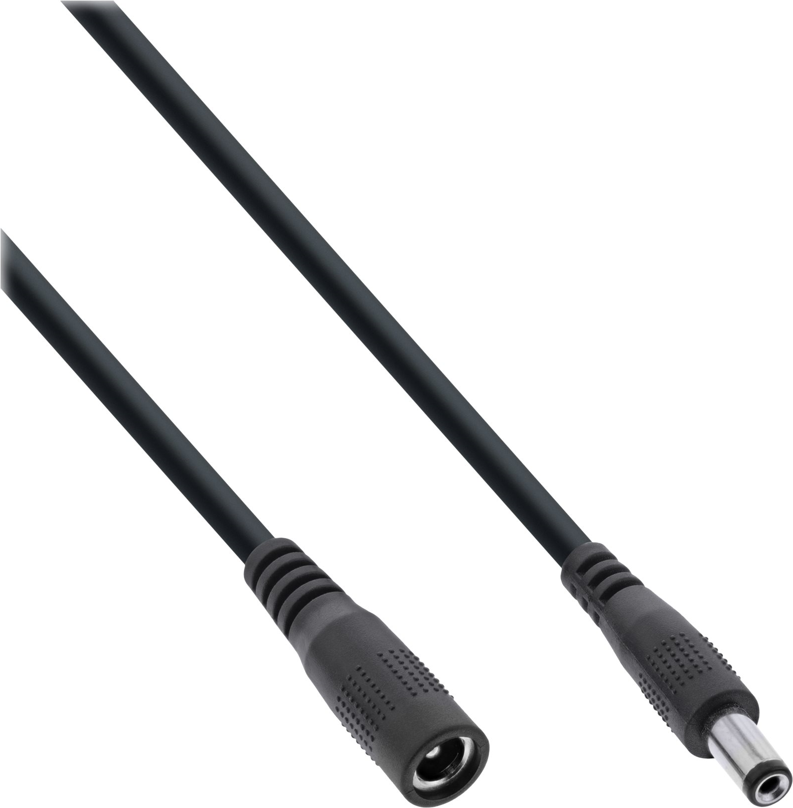 Cavo prolunga DC - Presa DC 5,5x2,1mm - AWG 18 - nero - 2m