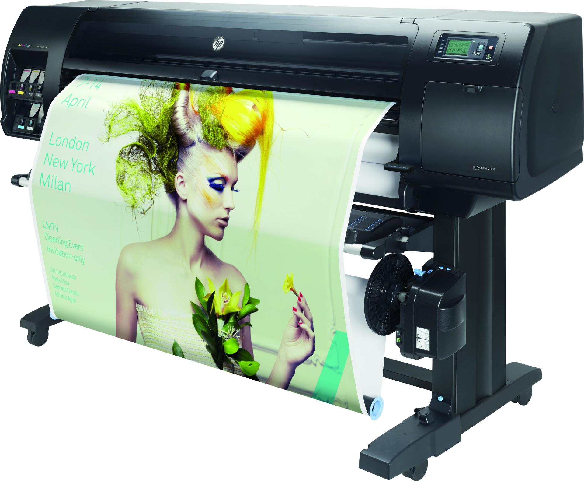 HP Designjet Z6610 Eingebauter Ethernet-Anschluss Farbe 2400 x 1200DPI A1 (594 x 841 mm) Großformatdrucker (2QU13A)